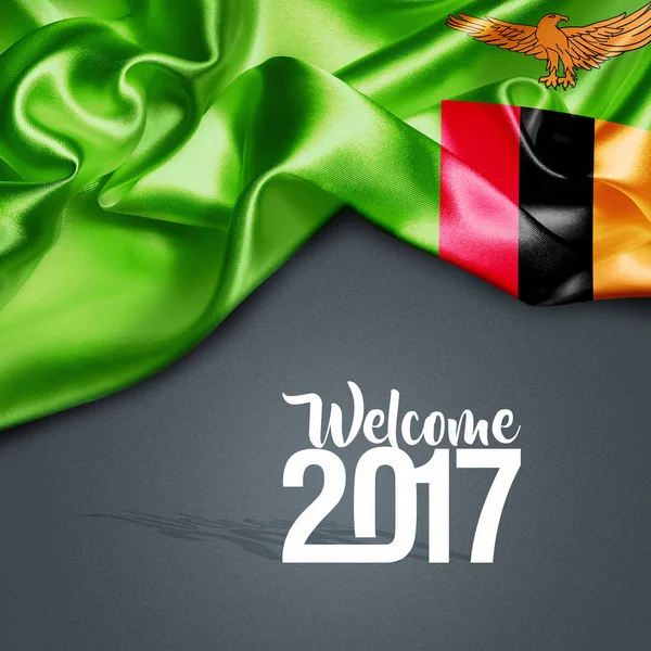 2017  New year in Zambia — Stock Photo, Image