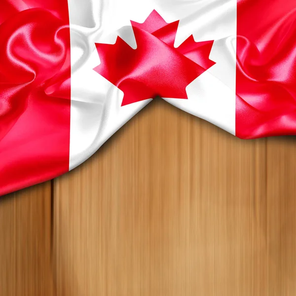 Waving flag of Canada — Stock Photo, Image