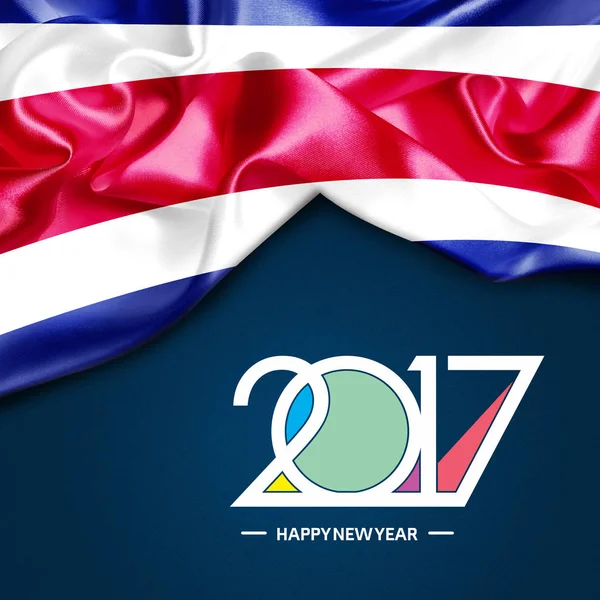 2017  New year in Costa Rica — Stock Photo, Image