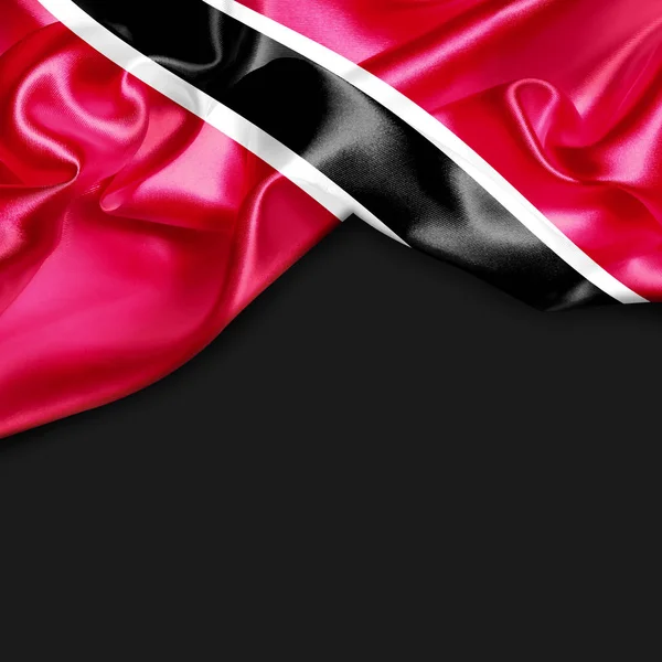 트리니다드 토바고의 깃발을 흔들며 — 스톡 사진