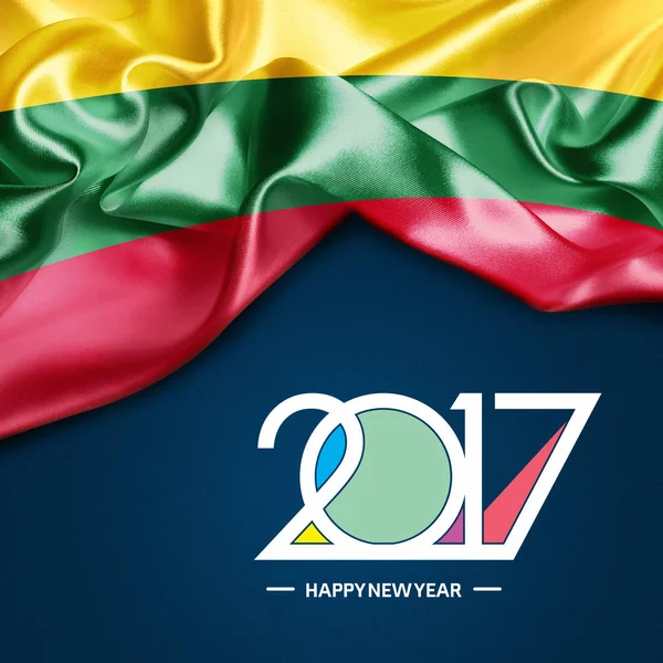 2017  New year in Lithuania — Stock Photo, Image