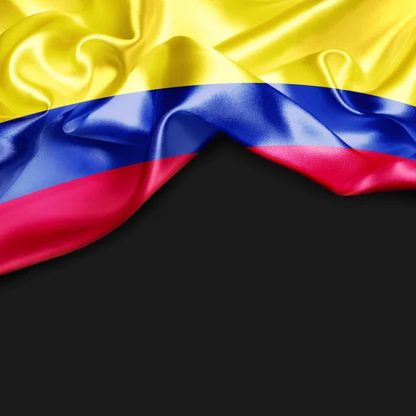 Waving flag of Colombia — Stock Photo, Image