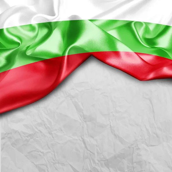 Bandeira acenando de bulgaria — Fotografia de Stock