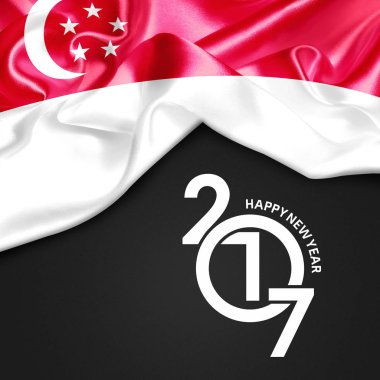 2017 yeni yıl Singapur'da