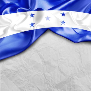 honduras bayrağı sallayarak