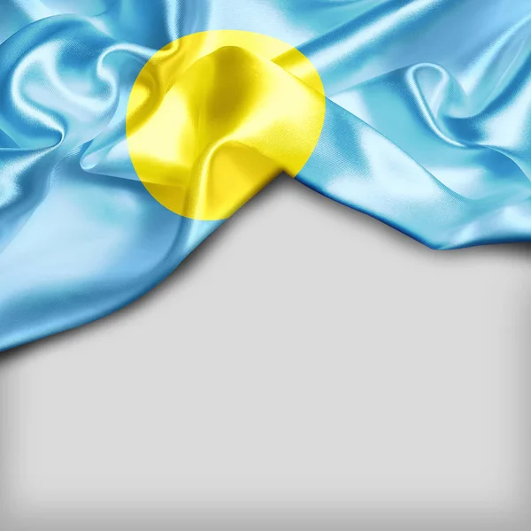 Integetett Palau zászlaja — Stock Fotó
