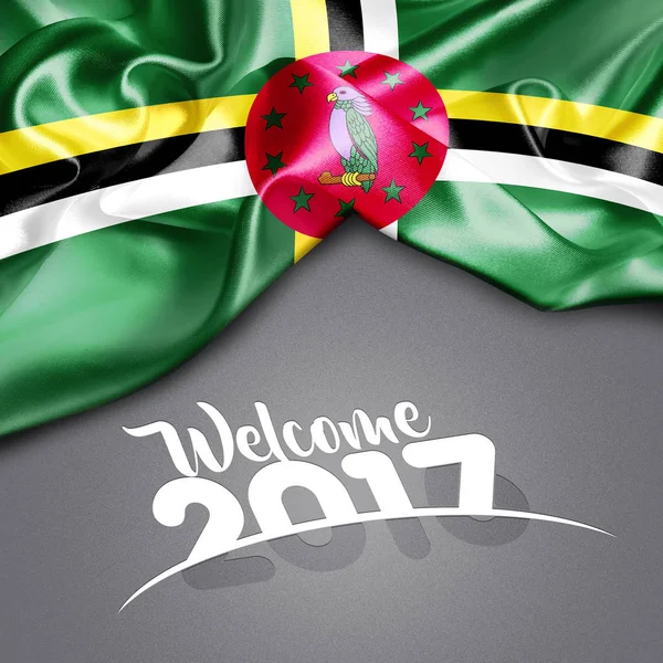 2017 Nieuwjaar in Dominica — Stockfoto