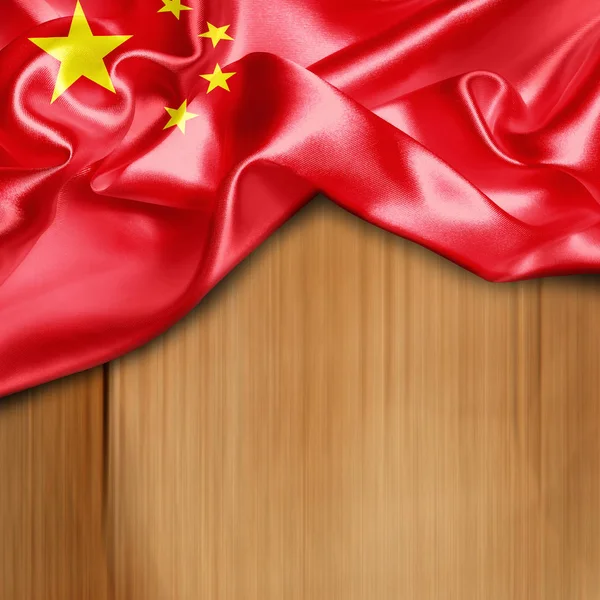 Nationale vlag van China — Stockfoto