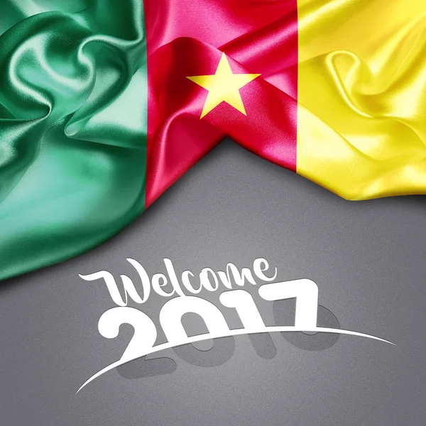 2017 новий рік в Камеруні — стокове фото