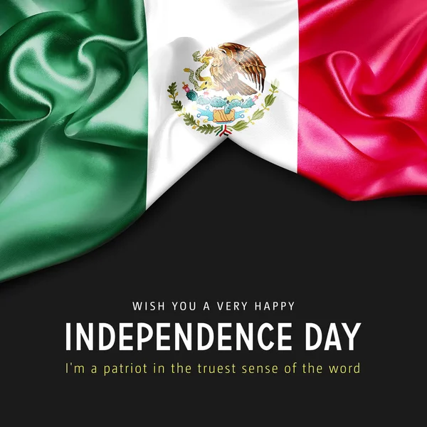 Mexico onafhankelijkheid dagkaart — Stockfoto