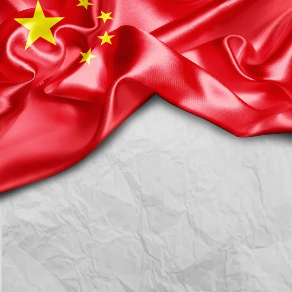 Nationale vlag van China — Stockfoto