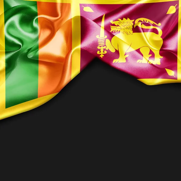 Waving flag of SriLanka — Stock Photo, Image