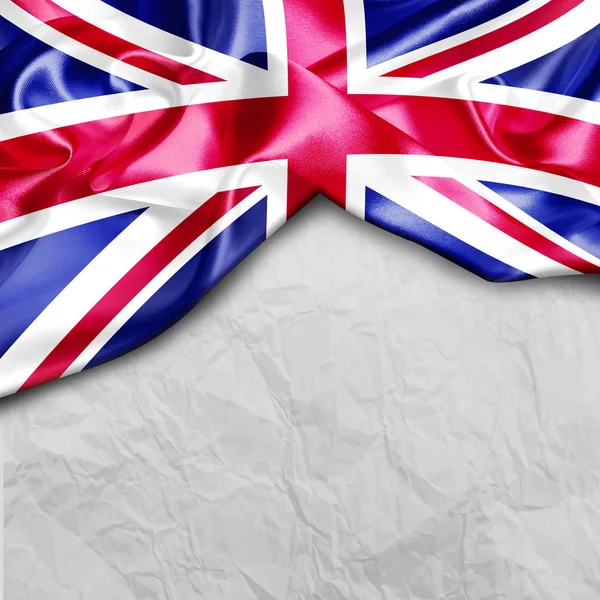 Ondeando bandera del Reino Unido —  Fotos de Stock