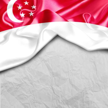 Singapur 'un dalgalı bayrağı