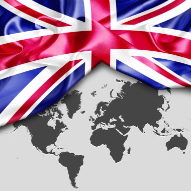 İngiltere bayrağı sallayarak