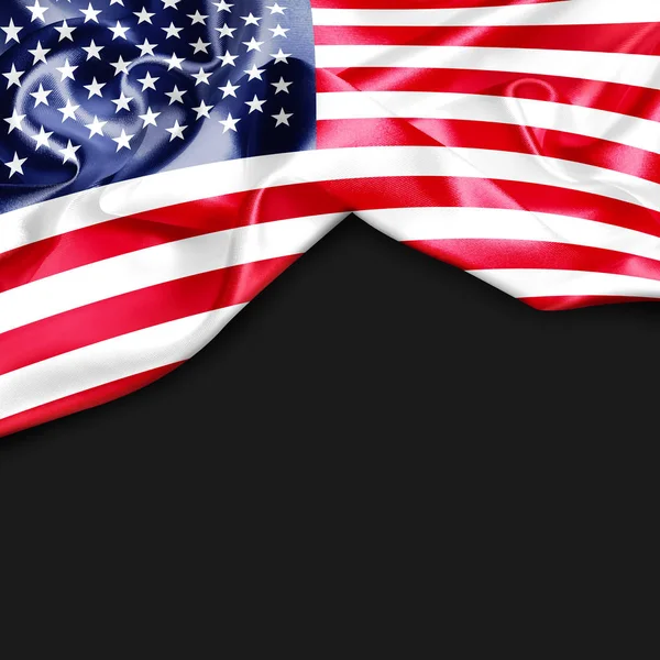 Flagge der USA schwenken — Stockfoto