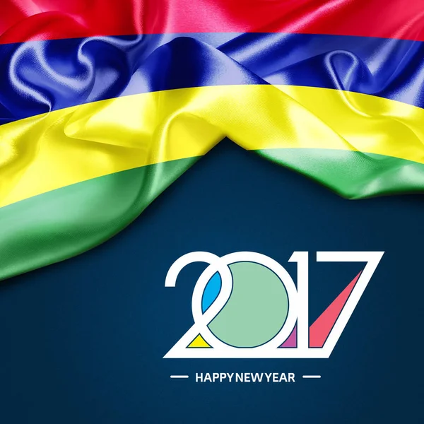 2017  New year in Mauritius — Stock Photo, Image