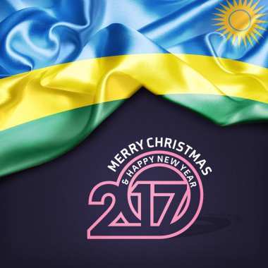 2017  New year in Rwanda clipart
