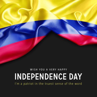 Kolombiya bayrağı sallıyor