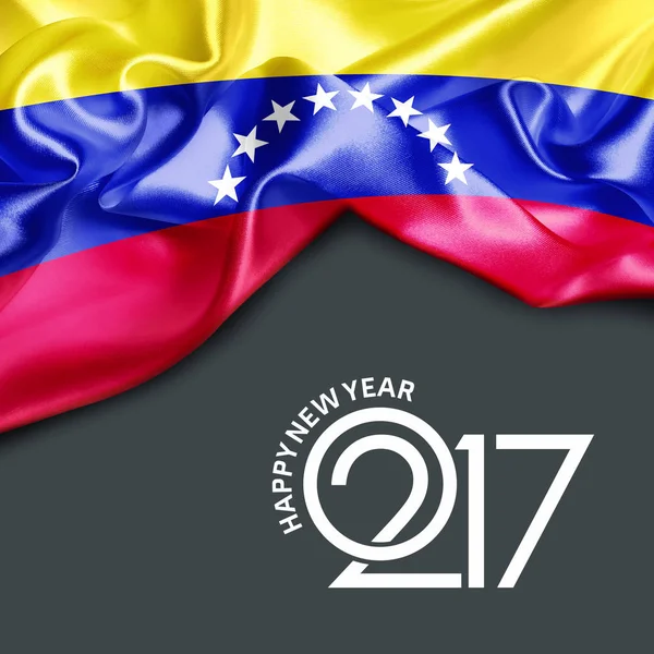 Viftande flagga venezuela — Stockfoto