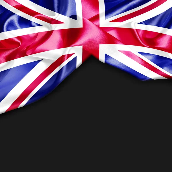 Flagge von Großbritannien schwenken — Stockfoto