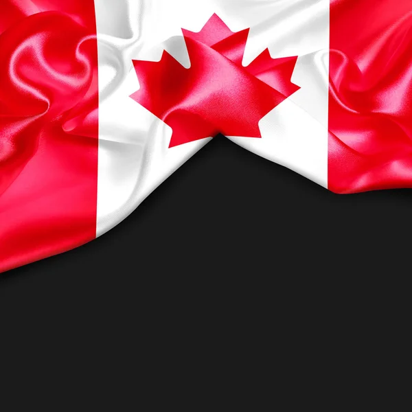 Bandeira ondulada do Canadá — Fotografia de Stock