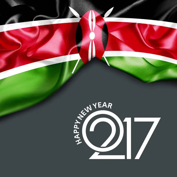 2017  New year in Kenya — Stock Photo, Image