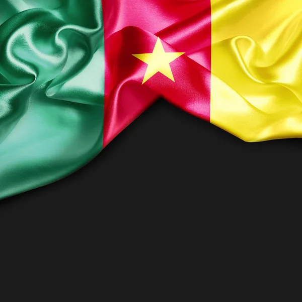 Waving flag of Cameroon — Stock Photo, Image