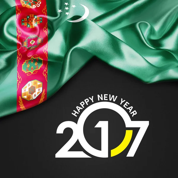 2017  New year in  Turkmenistan — Stock Photo, Image