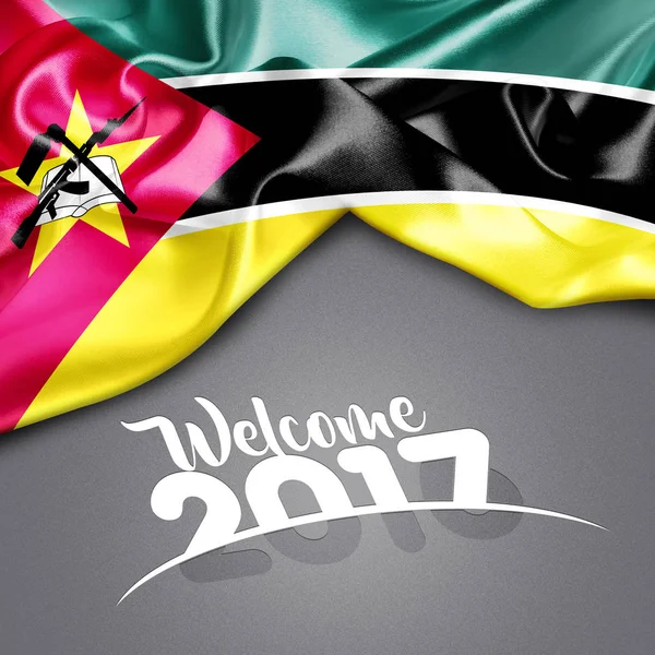 2017 новий рік в Мозамбіку — стокове фото