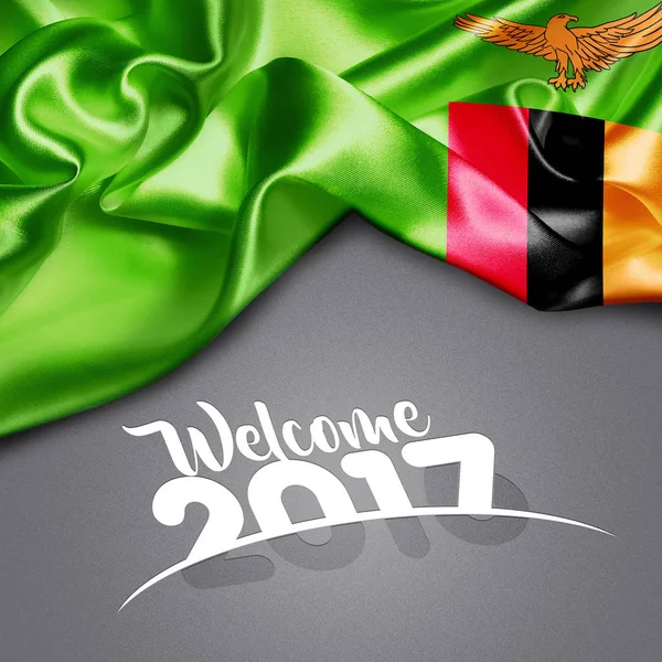 2017  New year in Zambia — Stock Photo, Image