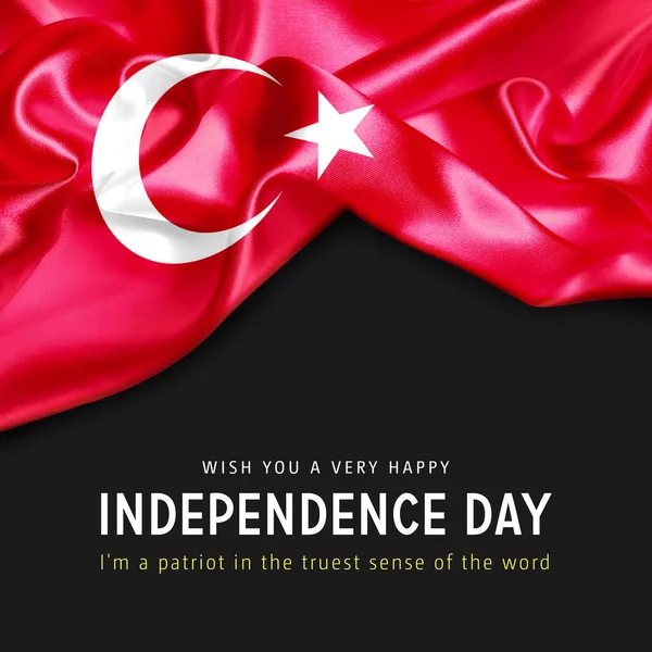 Turkiet Independence Day card — Stockfoto