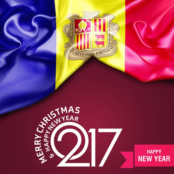 Új év-Andorra — Stock Fotó