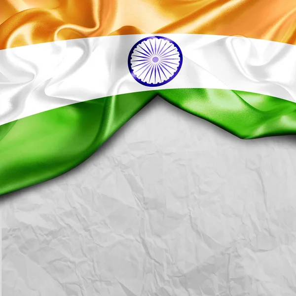 Indie státní vlajka logo — Stock fotografie