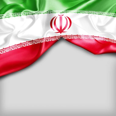 iran bayrağı sallayarak