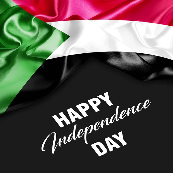 Sudan Independence Day poster — Stock Photo, Image