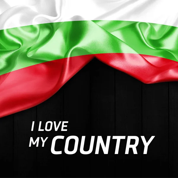 Waving flag of Bulgaria — Stock Photo, Image