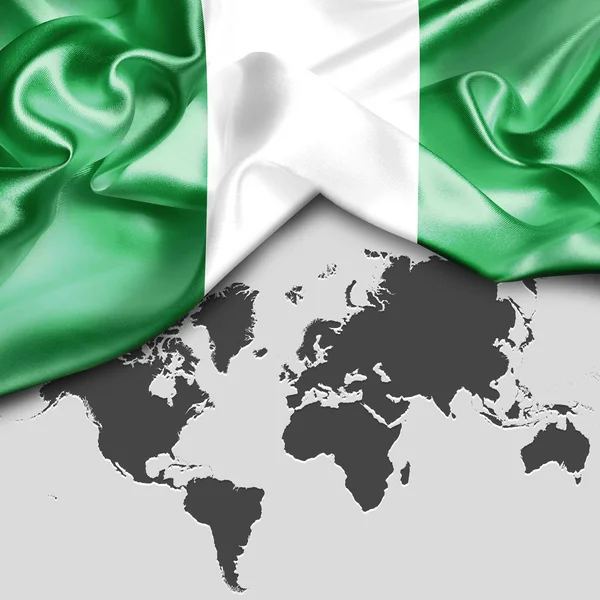 Bandera de Nigeria — Foto de Stock