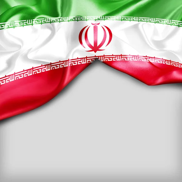 Wapperende vlag van iran — Stockfoto