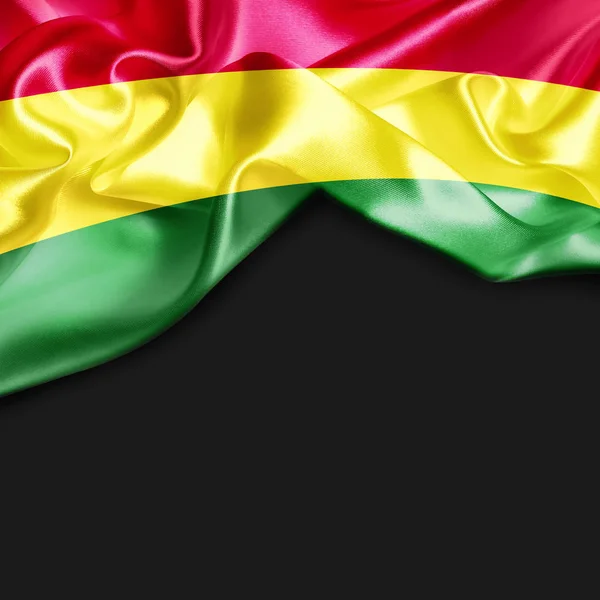 Flagge von Bolivien schwenken — Stockfoto