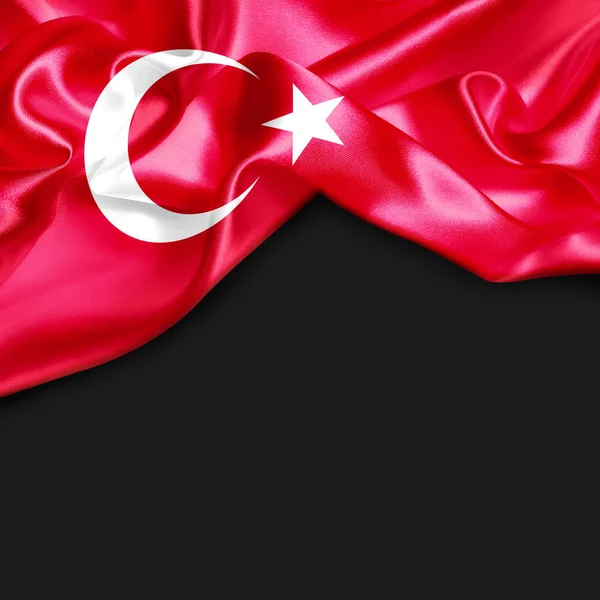 Waving flag of Turkey — Stock Photo, Image