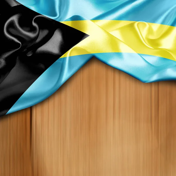 Bandeira acenando de bahamas — Fotografia de Stock