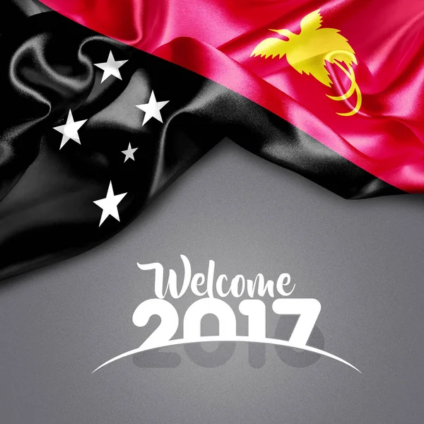 2017  New year in Papua New Guinea — Stock Photo, Image