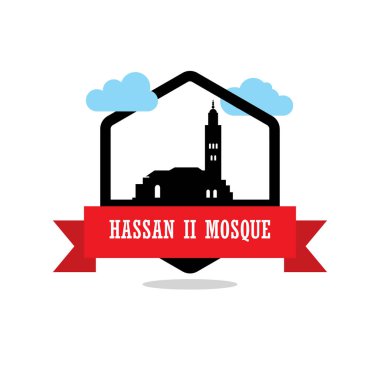 Hassan Ii Moque düz simgesi