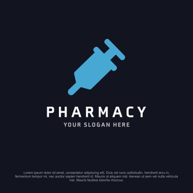 Eczane afiş metin için boş alan ile