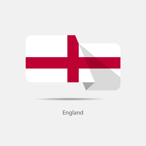 Logo bandera nacional de Inglaterra — Vector de stock