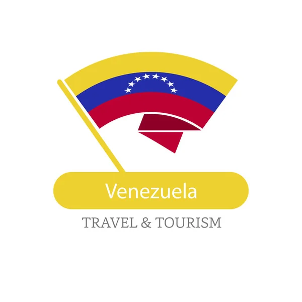 Logo de la bandera nacional venezuela — Archivo Imágenes Vectoriales