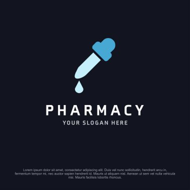 Eczane afiş metin için boş alan ile