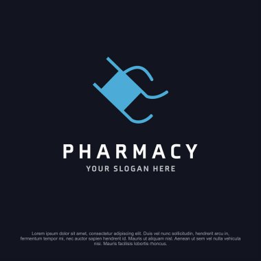 Eczane afiş metin için boş alan ile