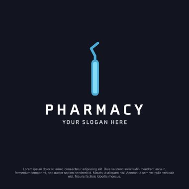 Eczane afiş metin için boş alan ile